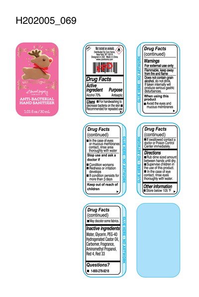 Pink  fill wb hand sanitizer.jpg package label - Pink  fill wb hand sanitizer